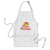 Happy Holidays aprons