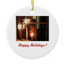 Happy Holidays ! - Audrey Christmas Ornament