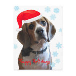Happy Holidays Beagle postcards