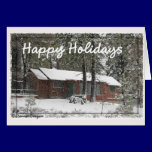 Happy Holidays - Big Pines-Mountain House in Snow cards