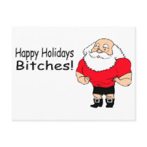 Happy Holidays Bitches Post Cards