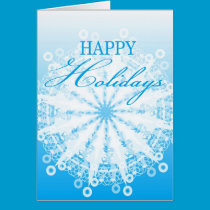Happy Holidays Blue cards