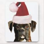 Happy Holidays Boxer dog mousepad