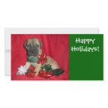 Happy Holidays - Bullmastiff Photo Cards