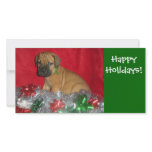 Happy Holidays - Bullmastiff Photo Cards