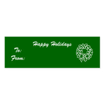 Happy Holidays Business Card