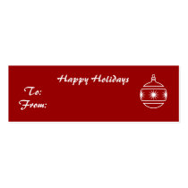 Happy Holidays Business Card Template