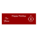 Happy Holidays business cards