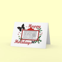 Happy Holidays Butterfly Card by marcya7 Happy Holidays Butterfly Card