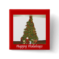 Happy Holidays Button