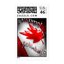Happy Holidays Canada Postage