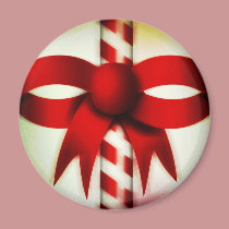 Happy Holidays Candy Cane magnets