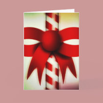 Happy Holidays Candy Cane cards