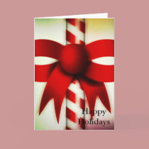 Happy Holidays Candy Cane cards