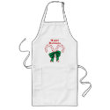 Happy Holidays Candy Canes Apron