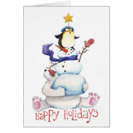 happy holidays! card