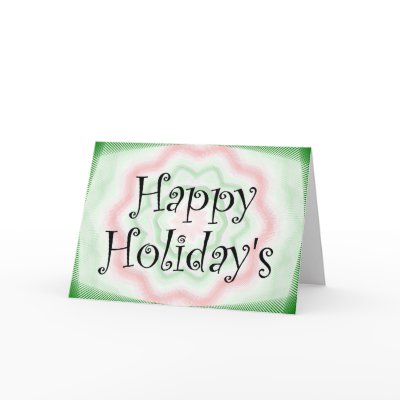 Happy Holiday's Greeting Cards by dndartstudio