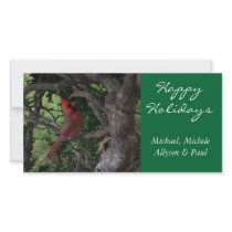 Happy Holidays Cardinal Photo Cards photo cards by jaisjewels Happy Holidays Cardinal Photo Cards photo cards