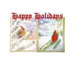 Happy Holidays - Cardinals Misses Tee t-shirts
