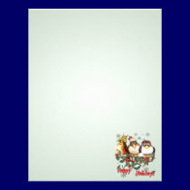 Happy Holidays Chirstmas Birds letterhead2_vertica letterhead