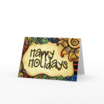 Happy Holidays Christmas Card