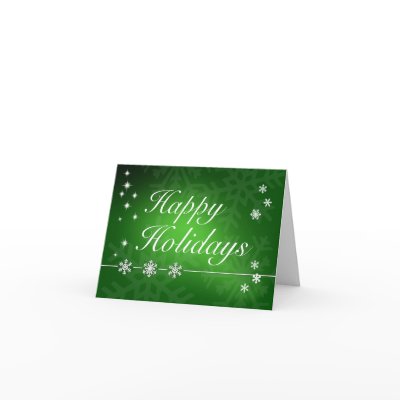 Happy Holidays - Christmas Greeting Card by SquirrelHugger