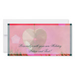 Happy Holidays Christmas Heart Photo Cards