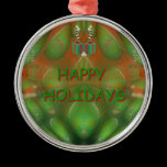 Happy Holidays ornaments
