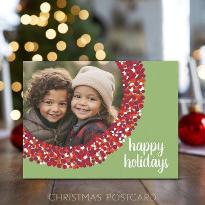 Happy Holidays - Christmas Photo Post Cards