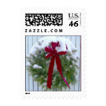 Happy Holidays Christmas Postage Stamp