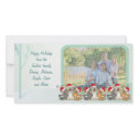 Happy Holidays Christmas Scene Photo Card photo cards