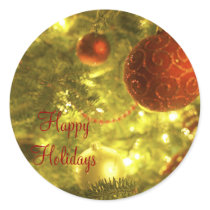 Happy Holidays Christmas Stickers by Jamene Happy Holidays Christmas Stickers