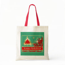 Happy Holidays Christmas Tree bags