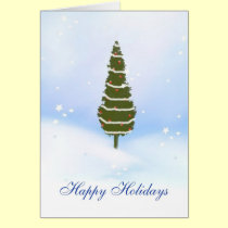 Happy Holidays - Christmas Tree Card cards