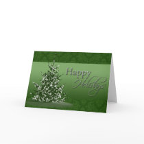Happy Holidays Christmas Tree Card