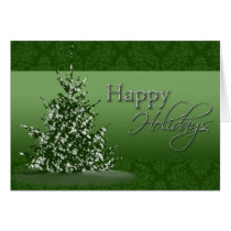 Happy Holidays Christmas Tree Card