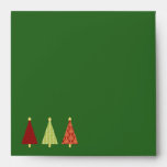 Happy Holidays Christmas Tree Envelopes