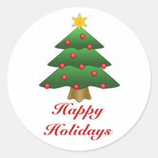 happy holidays stickers zazzle happy holidays stickers zazzle