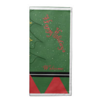 Happy Holidays napkins