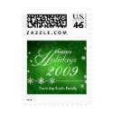 Happy Holidays Custom Postage Stamps - Small by SquirrelHugger Happy Holidays Custom Postage Stamps - Small