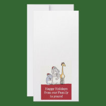 happy holidays customizable photo card photo cards