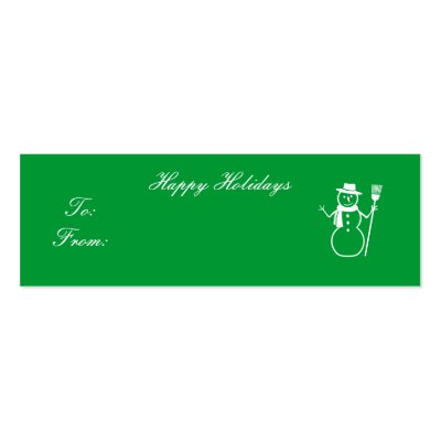 Happy Holidays - Customized Business Card Templates by Priscilla48