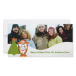Happy Holidays Cute Bear Family Photo Card photo cards