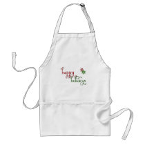 Happy Holidays design aprons by aslentz Happy Holidays design aprons