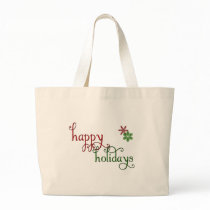 Happy Holidays design bags