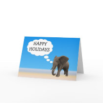 Happy Holiday's Elephant cards