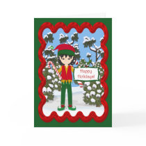 Happy Holidays Elf Card by KirstenEdwards Happy Holidays Elf Card