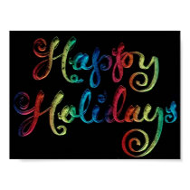 Happy Holidays "Embroidered" Poster posters