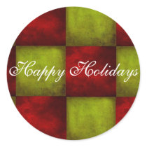 Happy Holidays envelope seal stickers by VampOut Happy Holidays envelope seal stickers