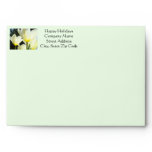 Happy Holidays! envelops cusotm White Tulips Envelope